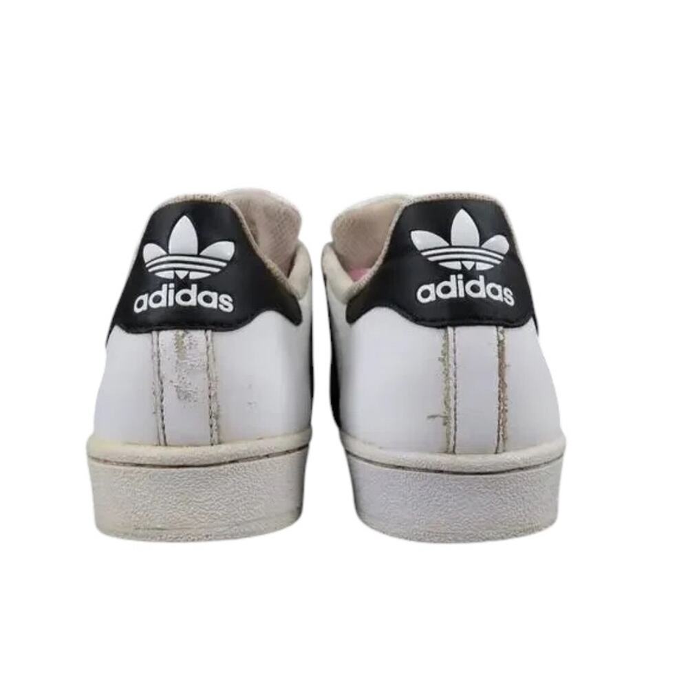 Adidas Shoes Kids 7 Sneakers Superstar Lifestyle Classic White Black Casual Low - Picture 5 of 14